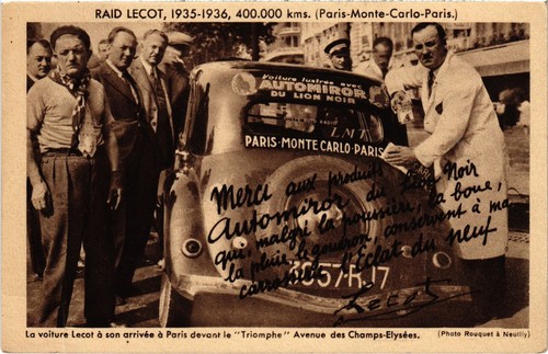 Raid lecot 1935 voiture - pc, 1935-36