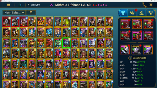 Raid shadow legends - shadow, 160+