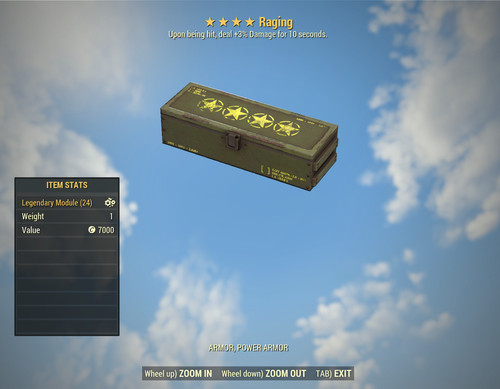 Fallout raging legendary - 76,